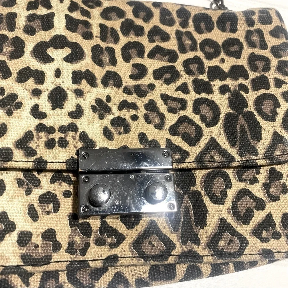 Art Class Small Shoulder Cheetah Print Purse